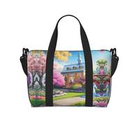 Phayah Unicorn Fairy Tale - Bolsa de viaje para fin de semana, gimnasio, para mujeres y niñas, resistente al agua, color negro, talla única, Negro, One Size