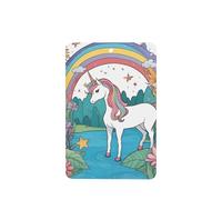 Phayah Unicorns By The River Pattern - Ambientador rectangular con aroma a lavanda para coche, 4 unidades