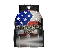 PHAYAH US Military Soldiers Patriotic Memorial Day Pattern Casual Shoulder Classic Basic Travel Backpack Travel and Outdoor Activities