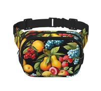 Phayah Various Fruits - Riñonera con correa ajustable para hombre y mujer, para exteriores, entrenamiento, viajes, casual, correr, senderismo, ciclismo