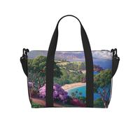 Phayah Watching The Sea - Bolsa de viaje para fin de semana, gimnasio, para mujeres y niñas, resistente al agua, Black, Talla única