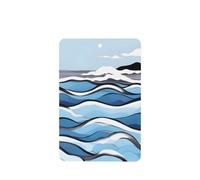 Phayah Waves Lapping At The Rocks - Ambientador rectangular para colgar en el interior del coche, 6 unidades