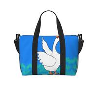 Phayah White Goose Spread Its Wings - Bolsa de viaje para equipaje de mano, plegable, unisex, para viajes en avión