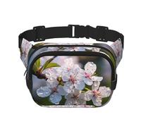 Phayah White Pear Blossom - Riñonera para hombre y mujer, con correa ajustable para exteriores, entrenamiento, viajes, casual, correr, senderismo, ciclismo
