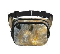 Phayah White Veil - Riñonera con correa ajustable para hombre y mujer, para exteriores, entrenamiento, viajes, casual, correr, senderismo, ciclismo