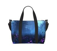 Phayah Wildflowers In The Night Field - Bolsas de fin de semana para mujer, bolsa de viaje para fin de semana, bolsa deportiva para gimnasio, bolsa cruzada
