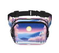 Phayah Winter Solstice Landscape - Riñonera con correa ajustable para hombres y mujeres, para exteriores, entrenamiento, viajes, casual, correr, senderismo, ciclismo
