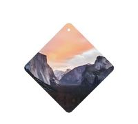 Phayah Yosemite - Ambientador cuadrado para coche, diseño de parque nacional, aroma a lavanda, 4 unidades, para coche, armario, zapatos