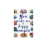 Phayah You Make Me Happy - Ambientador rectangular para coche, diseño de remolque, aroma a lavanda, 4 unidades, para colgar en el armario y zapatos