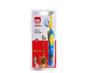 Phb - Cepillo dental eléctrico active junior madagascar azul, 1 unidad