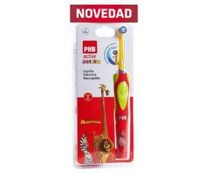 Phb - Cepillo dental eléctrico active junior madagascar rojo