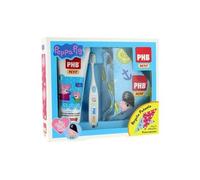 PHB Pack Peppa Pig cepillo dental + Gel dentífrico 75 ml + pañuelo de regalo