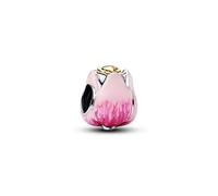 PHCLASY Colgantes familiares de animales marinos dorados para pulsera europea, joyería regalo para mujer, San Valentín, Día de la Madre, 4,5 mm ~ 5,0 mm, Zirconia cúbica