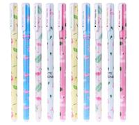 PHCOZY 10 Pcs Bolígrafos Lindos de Tinta de Gel de Colores - 0,38mm - Regalo Ideal para Cumpleaños Niños Colegio y Premios Escolares