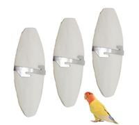 PHCOZY 3 Pcs Juguetes pájaros Hueso de Sepia Juguetes para Masticar Loros para Pájaro Loro Reptiles Tortugas Caracoles 11-12 cm