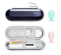 PhD Keisi Estuche de viaje para cepillo de dientes eléctrico, para Braun Oral-B Pro 1 /2 2900, 2000, 2500, 200, 750, serie Smart, Smart 4, con espacio para almacenamiento de accesorios, rígido, 1