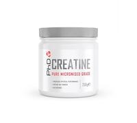 PhD Nutrion Creatina monohidratada en polvo 250g - Creatina micronizada para aumentar el rendimiento físico durante el entrenamiento de fuerza explosiva, Sin aditivos