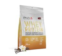 PhD Nutrition Proteína de suero en polvo 1 kg, vainilla - con 25 g de Informed Protein por porción, enriquecida con cultivos bien tolerados
