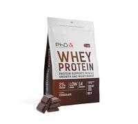 PhD Nutrition Proteína de suero en polvo 500 g, chocolate - con 25 g de Informed Protein por porción, enriquecida con bacterias lácticas bien toleradas