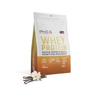 PhD Nutrition Proteína de suero en polvo 500 g, vainilla - con 25 g de Informed Protein por porción, enriquecida con bacterias lácticas bien toleradas