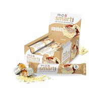 PhD Nutrition Smart Bar Barra de Proteína Chocolate Blanco 12 x 64g - Snack alto en proteínas con 20g de proteína y bajo en azúcar, Barra de proteínas amigable con los macros.