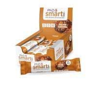 PhD Nutrition Smart Bar barritas de proteína 12x64g Caramelo salado - Snack proteico con 21g de proteína y bajo en azúcar para una buena macronutrición