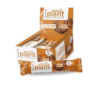 PhD Nutrition Smart Plant barritas de proteína vegana 12x64g Caramelo salado - Snack proteico con 21g de proteína y bajo en azúcar para una buena macronutrición