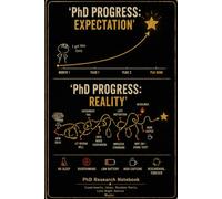PhD Research Notebook Experiments, Ideas, Random Rants, Late-Night Genius. Maybe.: Funny Academic Progress Expectation vs Reality Journal for Doctoral ... Humor | Vintage Aesthetic | 6 x 9 Inches