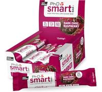PhD Smart Bar (12x64g) Choc Frambuesa Oscuro Barritas