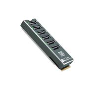 PHDK M.2 NVMe to SATA3.0 Adapter Card 6-Port PCI-E to ASM1166 Chip 6Gbps Expansion Card Support PM