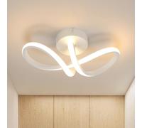Pheashine Lámpara de Techo LED Moderna, 20W Plafón de Techo | Blanco Cálido 3000K, Lámpara de Techo para Dormitorio, Corredor, Salon, Balcón, Pasillo