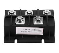 Phefop 200A 1600V Puente Rectificador de Diodo Trifásico MDS200A Módulo Rectificador de Potencia de Alta Corriente de 5 Pines Buena Disipación de Calor para Fuente de Alimentación del