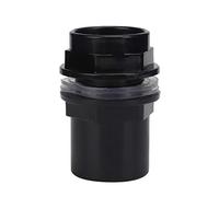 Phefop 5 Unids/Set Conector de Tubería de Acuario, Material de PVC, Junta de Tubería de Agua Duradera, Accesorios de Acuario de 25mm para Sistemas de Peceras (40mm)