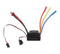 Phefop 6 60A ESC sin Escobillas, Tarjeta de Programa de Soporte, Respuesta Mejorada del Acelerador, para el Modelo SCX10 1/10 RC Car RC (Enchufe en T)