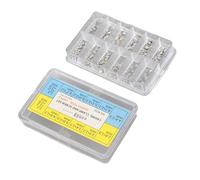 Phefop Abrazadera para Caja de Reloj de Acero Inoxidable, Material Duradero, Juego de Arandelas de Tornillo de 240 Piezas para Uso en Movimiento ETA 2824 2836 2846