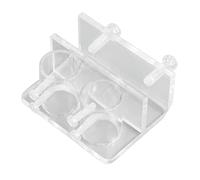 Phefop Abrazadera para Tubería de Agua de Acuario, Clamp/Holder de Fijación de Manguera de Peces Acrílico de Alta Transparencia para Tuberías de 20 Mm de Diámetro Interior, Ideal para Acuarios y (#3)