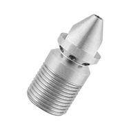 Phefop Accesorios Sanitarios Reductor Hexagonal de Tubería de Acero Inoxidable SS304 NPT 1 Orificio de Chorro Delantero y 8 Trasero 3/8BSP Accesorio/adaptador de Boquilla Reductora con Rosca Macho