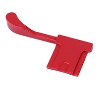 Phefop Agarre de Aleación de Aluminio para Pulgar hacia Arriba, Soporte de Zapata para Cámara sin Espejo Fuji X100F X100T XA5 XA3 Xpro2, con Diseño Ergonómico para una Sujeción Segura (Rojo)