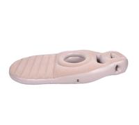 Phefop Almohada Inflable para Embarazo, Almohadas de Maternidad, Almohada Liviana de PVC para Todo el Cuerpo con Orificio para el Vientre para Masaje para Dormir en el Estómago, Inflable para (Gray)