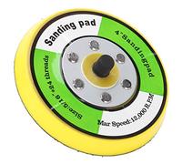 Phefop Almohadilla de Lijado Redonda Bandeja Universal para Máquina Pulidora de 4 Pulgadas Almohadilla Pulidora Portátil Reutilizable con Buena Tasa de Eliminación para Pulir Bordes y