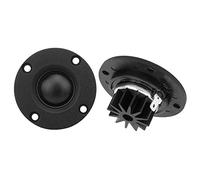 Phefop Alta Fidelidad 2pcs 2 Pulgadas 6Ω 30W Multimedia Altavoz Altavoz Audio Tweeter, Entrenamiento de Neodimio Magnético, Panel ABS Resistente a los ABS