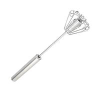 Phefop Batidora Mezcladora de Huevos Semiautomática de Cocina de Acero Inoxidable para Cocinar y Hornear Fácilmente, 11,8x2,4 Pulgadas, Adecuada para Uso Doméstico