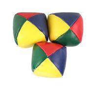 Phefop Bolas de Malabarismo Bolas para Principiantes Juego con Cuero PU para Niños 3pcs Ligerosas Habilidades para la Construcción del Juguete Coordinación Mano-Ojo de Agarre Fuerza de Agarre