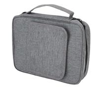 Phefop Bolsa con Cubierta para Biblia, Material Oxford, Incluye Soporte para Libros y Correas Elásticas para Marcapáginas, Perfecta para Hombres y Uso en la Iglesia