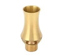 Phefop Boquilla de Fuente de Torre de Hielo, Cabezal Rociador de Estanque de Latón con Efecto Inyector, Patrón de Agua Ajustable G1 2 Hembra G3 4 Macho para Fuente de Estanque de Jardín,