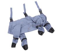 Phefop Botas de Perros Ajustables Pantalones de Lluvia de Perros Propinas de Perros para Perros Propiedad de Polvo con Tela de Oxford Suave para Caminar Al Aire Libre Caminando (XL)