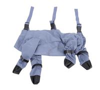 Phefop Botas de Perros Ajustables Pantalones de Lluvia de Perros Propinas de Perros para Perros Propiedad de Polvo con Tela de Oxford Suave para Caminar Al Aire Libre Caminando (L)