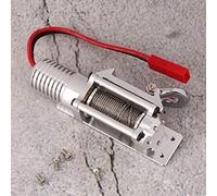 Phefop Cabrestante de Metal RC Full CNC Metal 1 10 RC Winch 3KG Tensión 5 a 11V Plata Pieza de Actualización de Repuesto para Camión para 1 10 SCX10 Axial Crawler D90 (Plata FZ0019S)