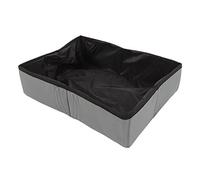 Phefop Caja de Plegable para Gatos, Transportador de Viaje Portátil, Tela Oxford Impermeable, Liviana para Uso en Exteriores, Gatos en Viajes de Campamento (Gray)