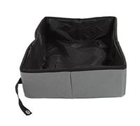 Phefop Caja de Plegable para Gatos, Transportador de Viaje Portátil, Tela Oxford Impermeable, Liviana para Uso en Exteriores, Gatos en Viajes de Campamento (Gray)